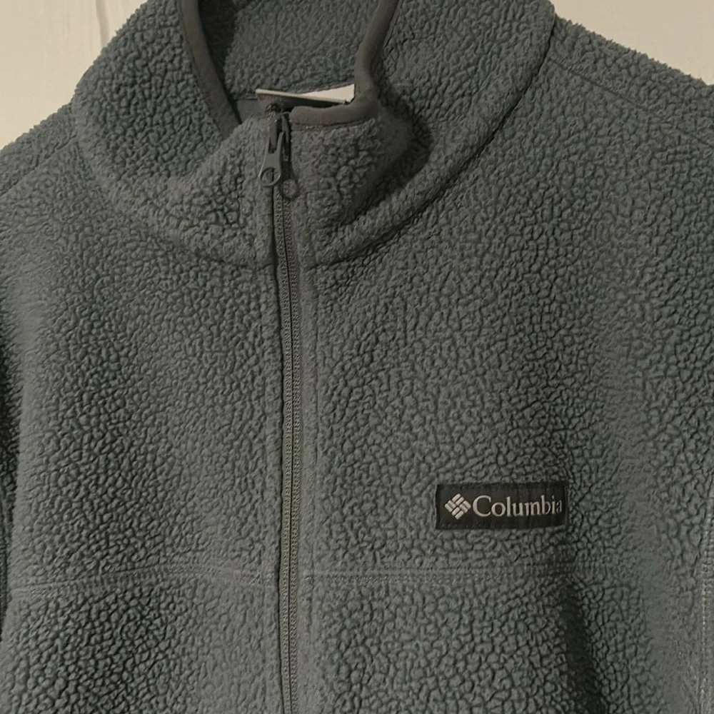 Columbia powder blue fleece zip up - Picture 2 of 3